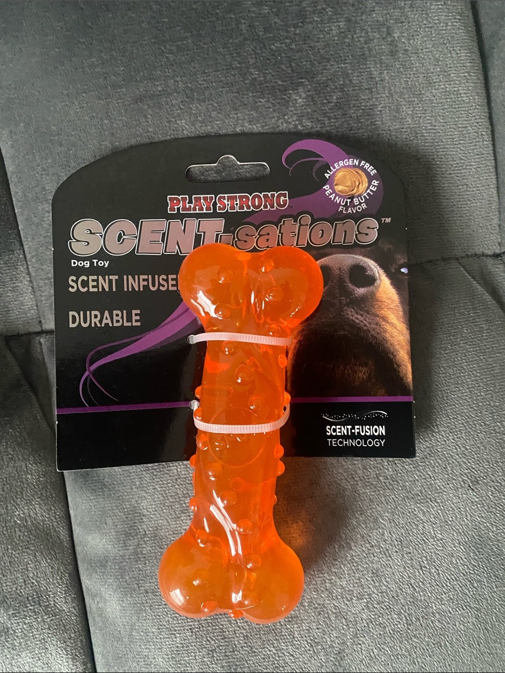 Play Strong SCENT.sations Orange Scent-Infused Dog Toy